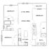 Elegant floor plan showcasing 3 bedrooms, a spacious living and dining area, modern kitchen, and a cozy balcony for relaxation.