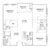 Contemporary floor plan showcasing 3 spacious bedrooms, a cozy balcony, open living and dining areas, and a well-equipped kitchen.