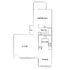 Chic 1-bedroom floor plan with an open living and dining area, functional kitchen, and modern bath.