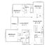 Spacious floor plan showcasing 3 bedrooms, modern kitchen, cozy living room, and inviting porch area.
