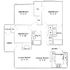 Elegant 2D apartment floor plan featuring 3 spacious bedrooms, a cozy living room with a fireplace, refined dining area, functional kitchen, and 2 modern baths. Includes convenient storage space and dedicated desk area.