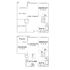 Charming two-level floor plan showcasing 2 bedrooms, a living/dining area, and a versatile office/den with patio access.
