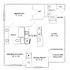 Modern floor plan showcasing 2 bedrooms, cozy living area, functional kitchen, and a relaxing outdoor patio or balcony.