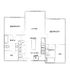 Sophisticated floor plan showcasing 2 bedrooms, spacious living area, stylish kitchen, and two luxurious baths.