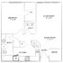 Charming 2D floor plan showcasing a cozy living room, spacious bedroom, functional kitchen, and dedicated office space.