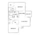 Modern floor plan showcasing 2 bedrooms, spacious living room, kitchen, dining area, and a private balcony.