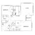 Inviting floor plan showcasing two well-sized bedrooms, spacious kitchen, and a welcoming living area with an adjoining balcony. Includes two modern bathrooms and ample closet space.