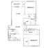 Modern and spacious 2-bedroom floor plan featuring two bathrooms, an open living area with balcony access, and a sleek kitchen with dining space.