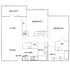 Inviting floor plan showcasing 2 bedrooms, bright living area with balcony access, efficient kitchen, and 2 modern bathrooms.