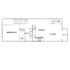 Modern floor plan showcasing a single bedroom, open-concept dining and living area, equipped kitchen, bathroom, and a balcony. Includes washer/dryer for convenience.