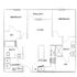 Inviting floor plan showcasing two bedrooms, spacious living room with balcony access, modern kitchen, and two bathrooms with walk-in closets.