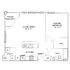 Modern open floor plan featuring a spacious living area with patio access, master bedroom suite, and a well-equipped kitchen.