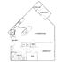 Elegant floor plan highlighting a spacious one-bedroom apartment with open-concept living and dining area, modern kitchen, and private balcony.