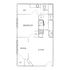 Charming 1-bedroom floor plan featuring an efficient kitchen, cozy living and dining areas, and a full bathroom with WIC.