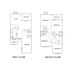 Inviting duplex floor plan showcasing spacious living areas with 3 bedrooms, 2 bathrooms, balconies, and a modern kitchen. Enjoy a private garage and open dining space for perfect family gatherings.
