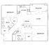 Modern 2D floor plan showcasing 2 spacious bedrooms with walk-in closets, open living and dining area, stylish kitchen, and private balcony.
