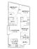 Contemporary floor plan showcasing 3 bedrooms, dual bathrooms, and an elegant open living/dining area connected to a modern kitchen.