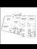 Modern apartment floor plan showcasing 3 spacious bedrooms, an open living and dining area, and a sleek kitchen with ample storage.