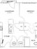 Modern floor plan showcasing a one-bedroom apartment with a spacious living/dining area, kitchen with appliances, and private balcony.