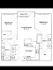 Elegant floor plan design showcasing 2 bedrooms with walk-in closets, a central living/dining area leading to a balcony, modern kitchen, and 2 bathrooms for convenience and comfort.