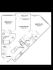 Chic floor plan featuring two bedrooms, open living/dining area, modern kitchen, and expansive balcony.