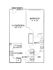 Modern floor plan with a spacious bedroom, open living/dining area, and a stylish kitchen, complete with balcony access.