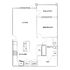 Harper Place at Bees Ferry - One Bedroom Floorplan