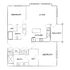 Harper Place at Bees Ferry - Two-Bedroom Floorplan