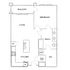 The Sawyer at One Bellevue Place - One-Bedroom Floorplan