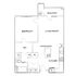 Wesley Village - One-Bedroom Floorplan