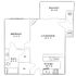 Lenox Regent Comb - One-Bedroom Floorplan