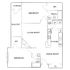 Ridge at Roper Mountain - Two Bedroom Floorplan
