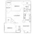 Ridge at Roper Mountain - Two-Bedroom Floor Plan