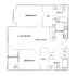 Wesley Village - Two-Bedroom Floorplan