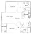 Wesley Village - Two-Bedroom Floor Plan