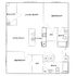 Wesley Village - Two-Bedroom Floor Plan
