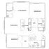 Wesley Village - Two-Bedroom Floorplan