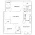 Sable Brookfield - Two-Bedroom Floorplan