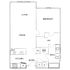 Addison at South Tyron - One-Bedroom Floorplan