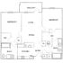 Addison at South Tyron - Two Bedroom Floorplan