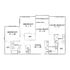 Spacious floor plan featuring 3 bedrooms, a master bedroom with en-suite, open dining and living area, and a modern kitchen with pantry.