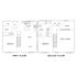 Elegant two-story floor plan featuring 2 bedrooms, an open living and dining area, and a dedicated office space. Modern kitchen and bathrooms add to the comfort on both floors.