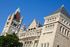 Historic buildings at the University of Louisville, near our student housing, featuring a view of a clock tower.