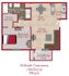 Hillside Commons 1 bedroom 1 bath floorplan