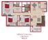 Hillside Commons 3 bedroom 2 bath floorplan