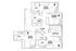 Modern floor plan showcasing three deluxe bedrooms, one standard bedroom, a spacious kitchen, and an inviting living room with multiple baths.