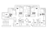 Elegant floor plan showcasing three bedrooms including deluxe and premium options, a modern kitchen, spacious living area, and multiple baths.