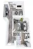 Chic 1-bedroom apartment floor plan featuring an open living area, modern kitchen, and stylish bathroom with elegant finishes.