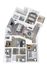 Modern 3D floor plan showcasing a stylish two-bedroom apartment with an open-concept kitchen, cozy living area, and two bathrooms. Features hardwood flooring and a private balcony.