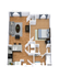 1 Bed 1 Bath - A5